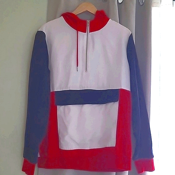 FOREVER 21 Windbreaker Jacket MEN'S SIZE M Vintage 90's Look - Picture 1 of 3